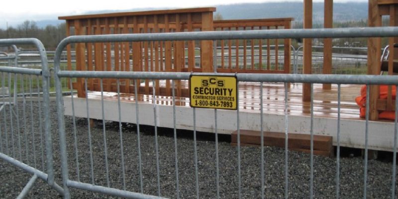 Galvanized crowd-control barricade rental fence